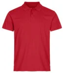 Clique Single jersey polo wit 4xl