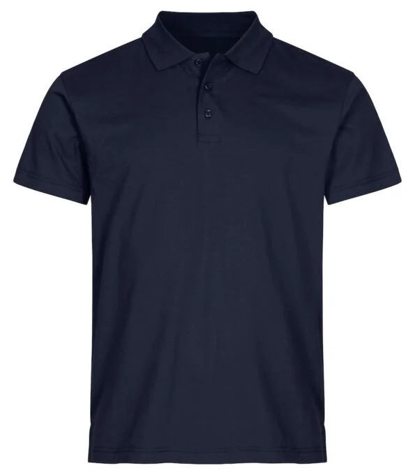 Clique Single jersey polo dark navy 4xl