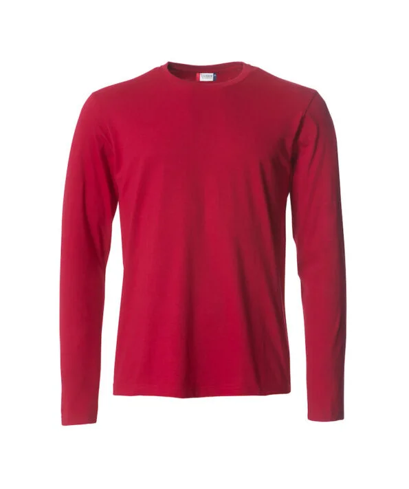 Clique Basic-T L/S rood 4xl