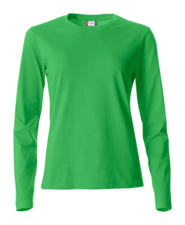 Clique Basic-T L/S Ladies appelgroen xxl