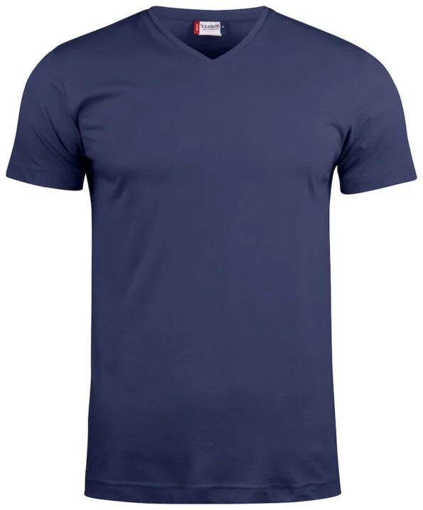 Clique Basic-T V-neck dark navy 4xl