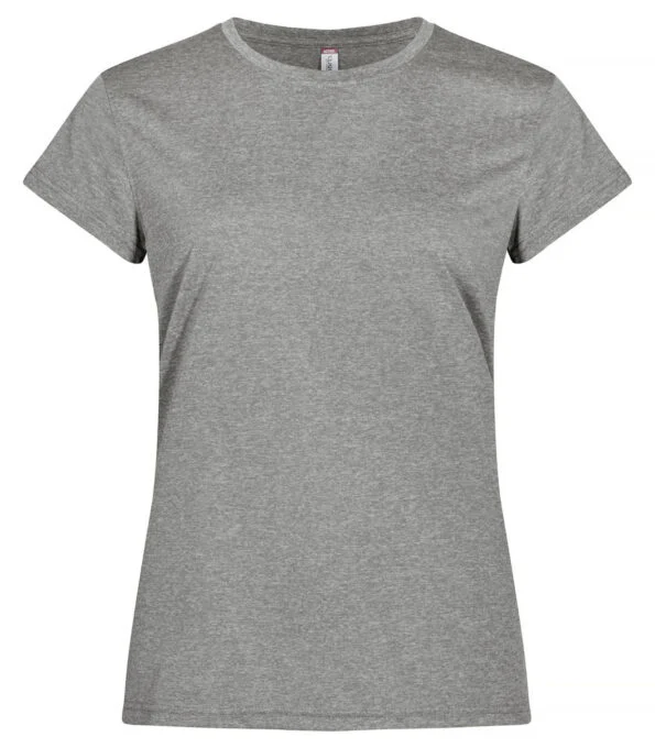 Clique Basic Active-T Ladies grijsmelange xxl