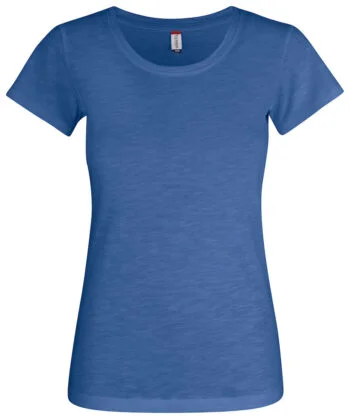 Clique Slub-T Ladies blauwmelange xxl