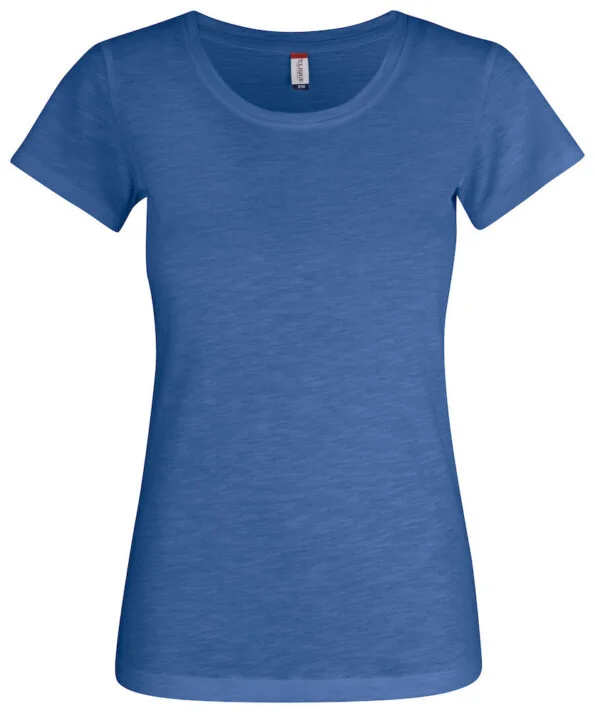 Clique Slub-T Ladies blauwmelange xxl