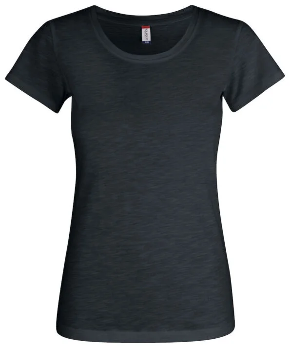 Clique Slub-T Ladies zwart xxl