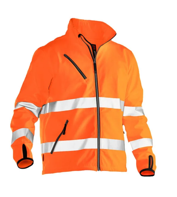 Jobman 1202 Hi-vis softshell jacket oranje 4xl