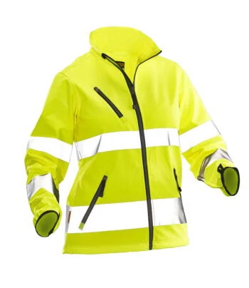 Jobman 1210 Hi-vis softshell jacket women hi-vis geel xxl