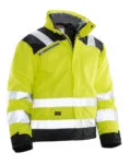 Jobman 1346 Hi-vis winter jacket star geel/zwart 3xl