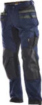 Jobman 2164 Stretch trousers hp navy/zwart D124