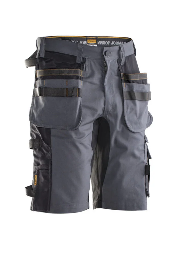 Jobman 2168 Stretch shorts hp do.grijs/zwa C62