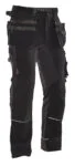 Jobman 2191 Stretch trousers hp do.grijs/zwa D124