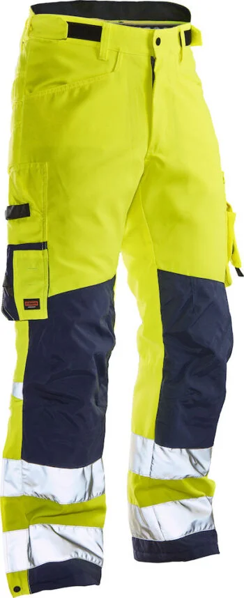 Jobman 2236 Hi-vis winter trousers star geel/navy D124