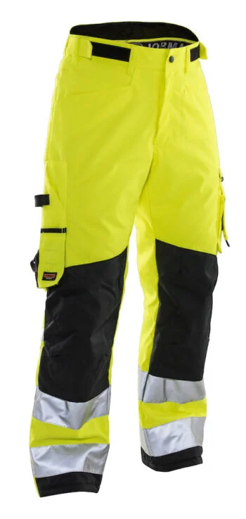 Jobman 2236 Hi-vis winter trousers star geel/zwart D124