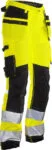 Jobman 2272 Hi-vis women’s trousers star hp geel/zwart DA54