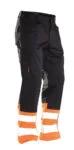 Jobman 2314 Hi-vis service trousers navy/geel D120