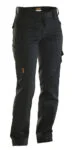 Jobman 2316 Service trouser stretch wmn navy/zwart DA50