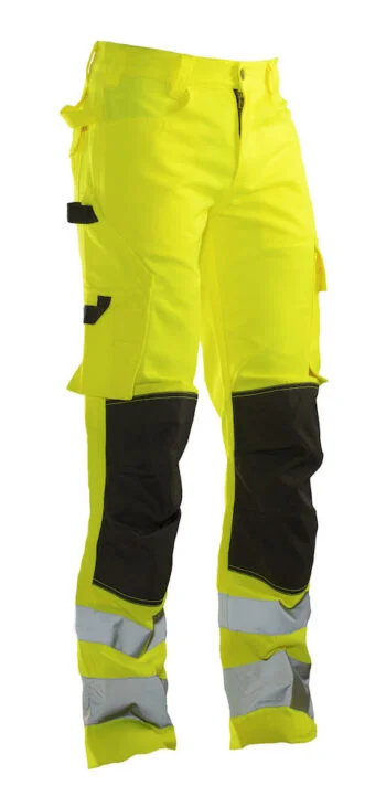 Jobman 2378 Hi-vis service trousers geel/zwart D120