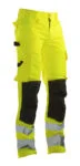 Jobman 2378 Hi-vis service trousers geel/navy D120