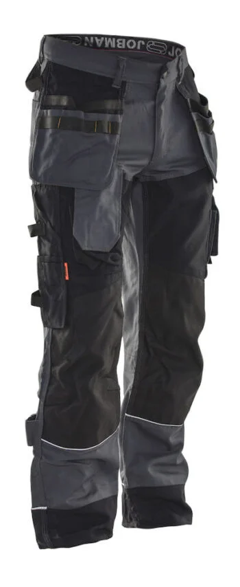 Jobman 2697 Floorlayers trousers do.grijs/zwa D120