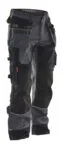 Jobman 2697 Floorlayers trousers do.grijs/zwa D120