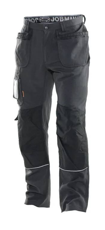 Jobman 2812 Trousers fast dry hp do.grijs/zwa D124