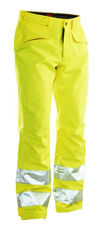 Jobman 2933 Hi-vis shell trousers hi-vis geel 4xl