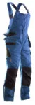 Jobman 3730 Bib n’ brace khaki/zwart C64