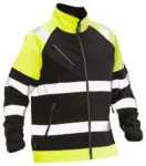 Jobman 5125 Softshell jacket Hi-Vis zwart/geel 4xl