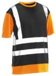 Jobman 5126 T-shirt Hi-Vis zwart/geel 4xl