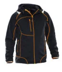 Jobman 5150 Hoodie vision zwart/geel 3xl