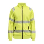 Jobman 5325 Sweatshirt Hi-Vis Full Zipp hi-vis geel 4xl