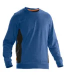 Jobman 5402 Roundneck sweatshirt wit/zwart 4xl