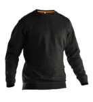 Jobman 5402 Roundneck sweatshirt wit/zwart 4xl