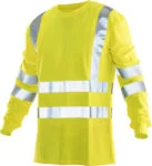 Jobman 5593 Hi-vis long sleeve t-shirt geel 4xl