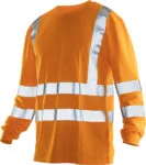 Jobman 5593 Hi-vis long sleeve t-shirt geel 4xl