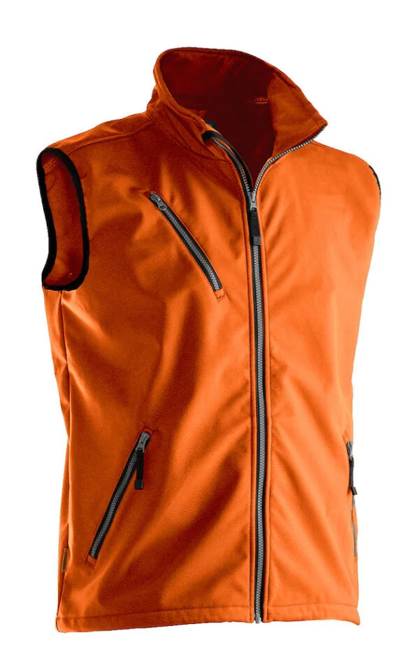 Jobman 7502 Light softshell vest oranje 4xl