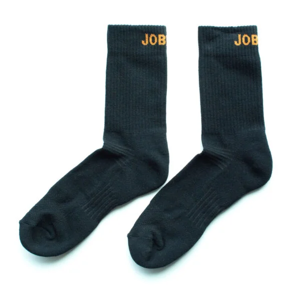 Jobman 9596 2-P socks zwart 43/46