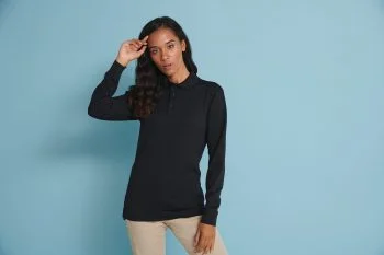 Unisex Coolplus® Long Sleeved Polo Shirt