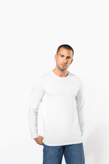 T-shirt ronde hals lange mouwen