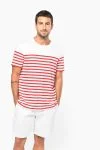 Marine-t-shirt ronde hals Bio heren