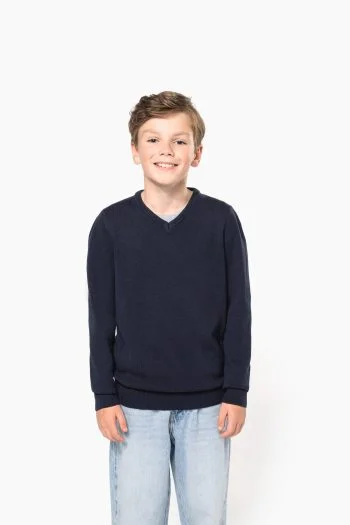 Trui met V-hals kind