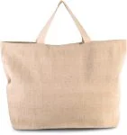 Grote, rustieke shopper/reistas