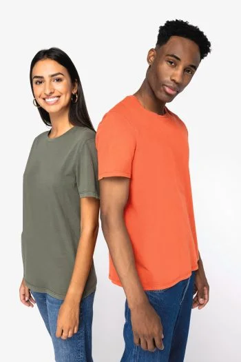 Ecologisch verwassen uniseks T-shirt