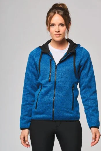 Heather damesvest met capuchon