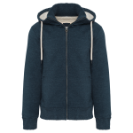 Vintage fleecejas met sherpavoering