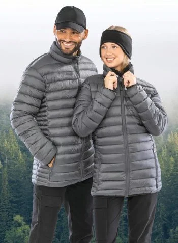 Gerecycleerd, gewatteerd jasje zonder capuchon