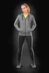 Womens hooded tee-jacket