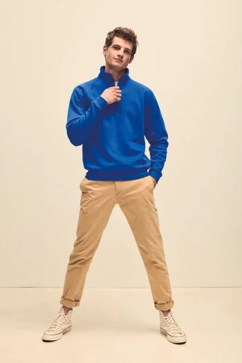 Premium Zip Neck Sweat (62-032-0)