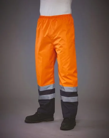 Hi vis waterproof over trousers