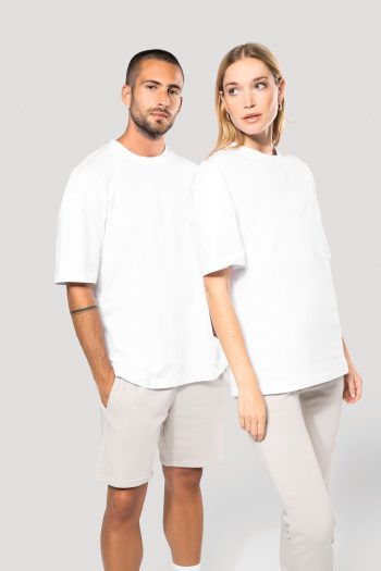 Oversized T-shirt korte mouwen uniseks